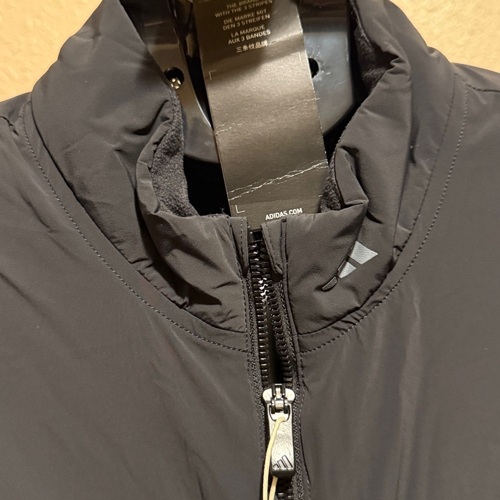 Women’s black insulated fleece lined performance jacket by adidas $250 - Picture 6 of 13